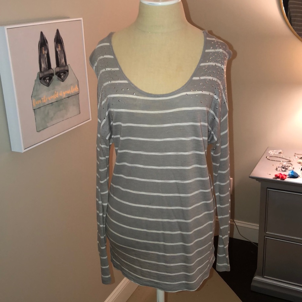 Aerie striped long sleeve top